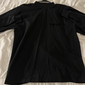 ESSENTIALS mock neck long sleeve top